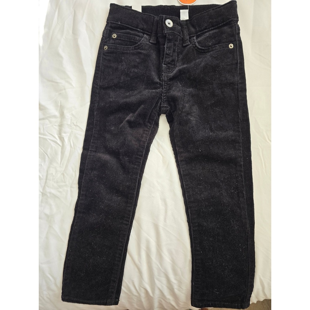 The Children's Place Black Corduroy Pants Stretch Fabric Kids Size 4